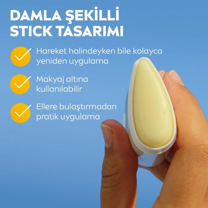 Nivea Sun 50+SPF Yüksek Güneş Korumalı Stick Yüz Güneş Kremi 15 gr
