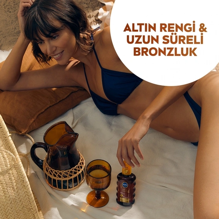 Nivea Sun Bronzlaştırıcı Vücut Güneş Yağı 200 ml