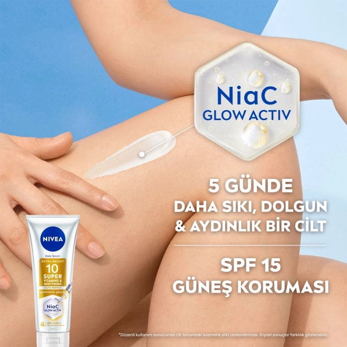 Nivea Super10 Serum Etkili Aydınlatıcı ve Sıkılaştırıcı Vücut Losyonu 170 ml