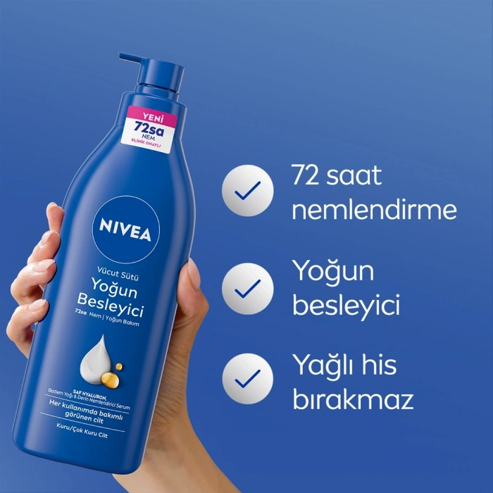 Nivea Yoğun Besleyici ve Nemlendirici Vücut Sütü 400 ml