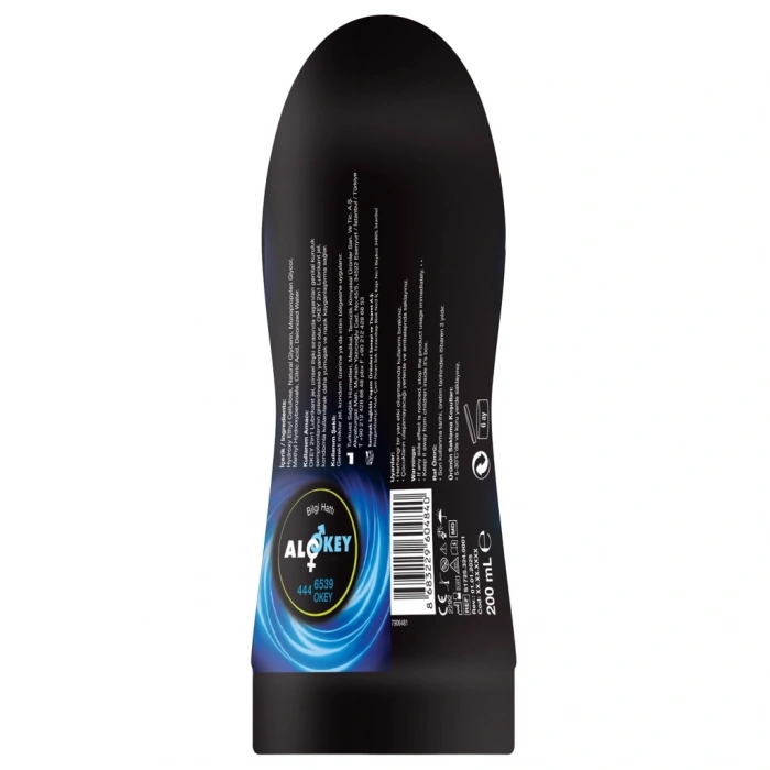 Okey 2in1 Aromasız Kayganlaştırıcı Jel 200 ml