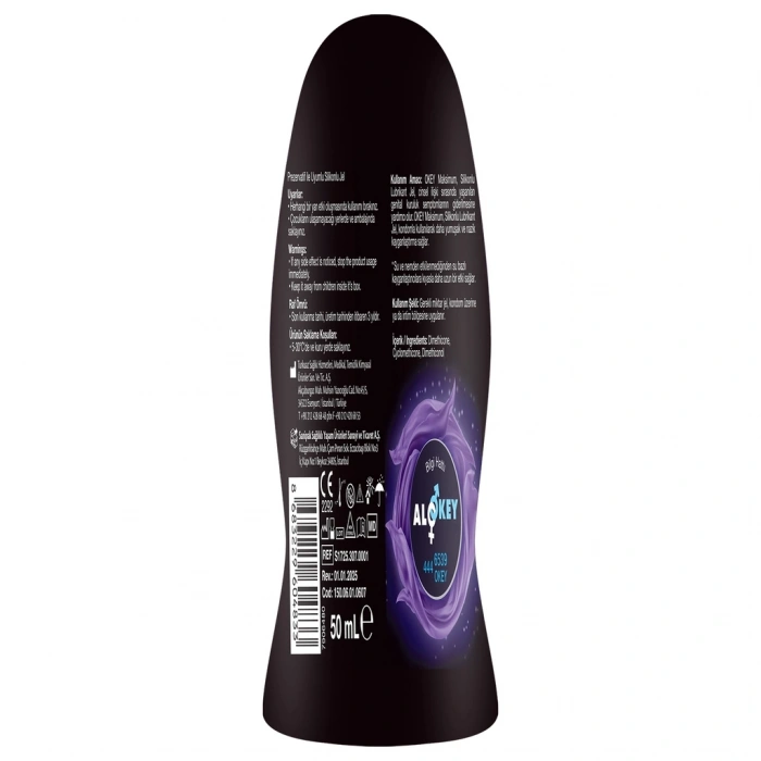 Okey Max Silikonlu Kayganlaştırıcı Jel 50 ml