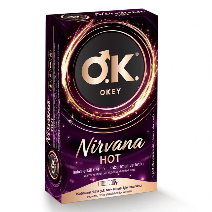 Okey Nirvana Hot Prezervatif 10lu