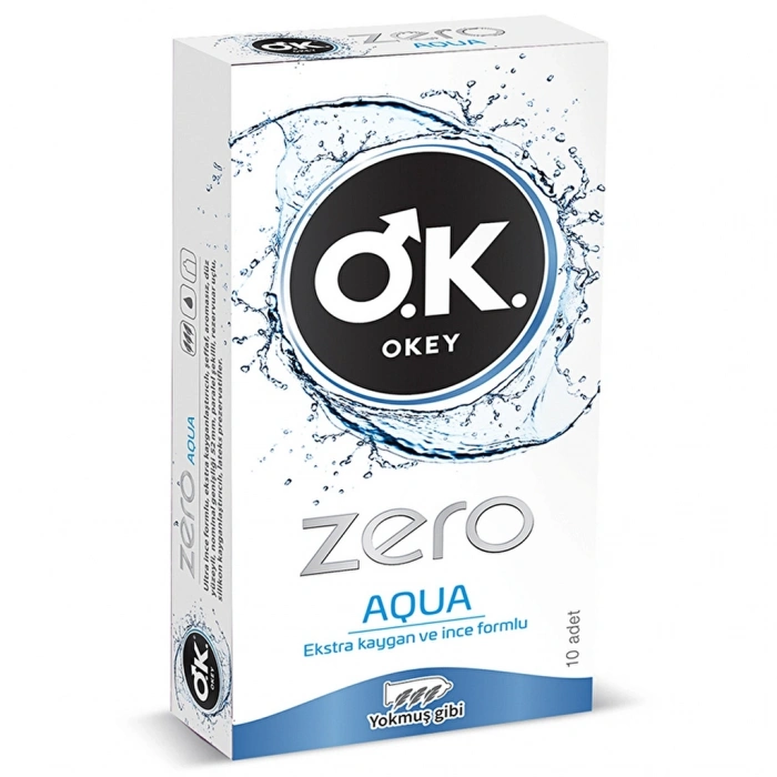 Okey Zero Aqua Prezervatif 10lu
