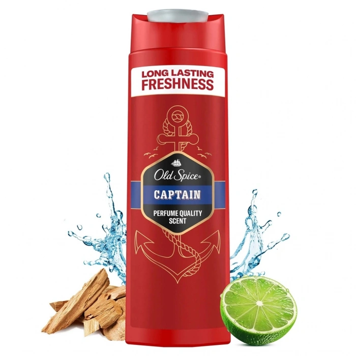 Old Spice Captain Erkek Duş Jeli & Şampuan 400 ml