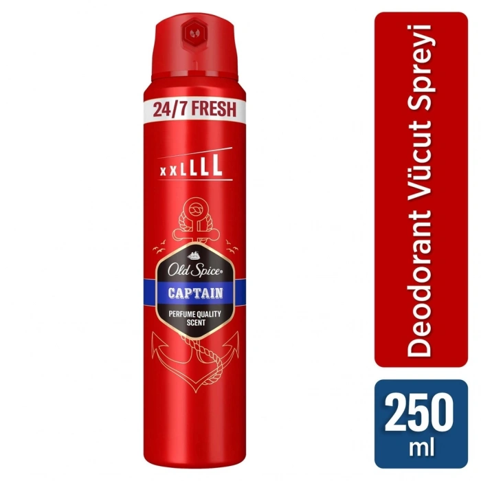 Old Spice Captain Erkek Sprey Vücut Deodorant 250 ml