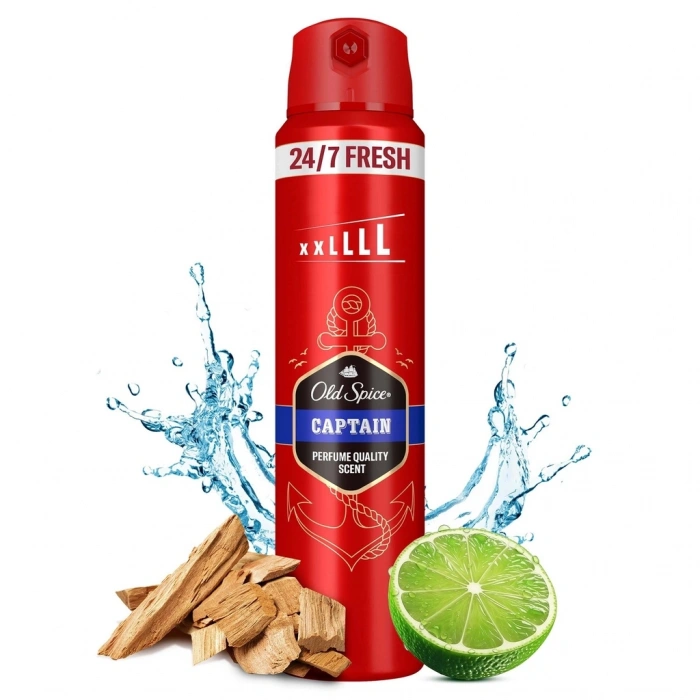 Old Spice Captain Erkek Sprey Vücut Deodorant 250 ml