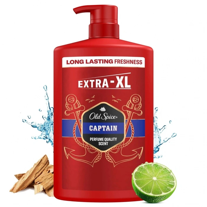 Old Spice Captain XXL Büyük Boy Erkek Duş Jeli ve Şampuan 1000 ml