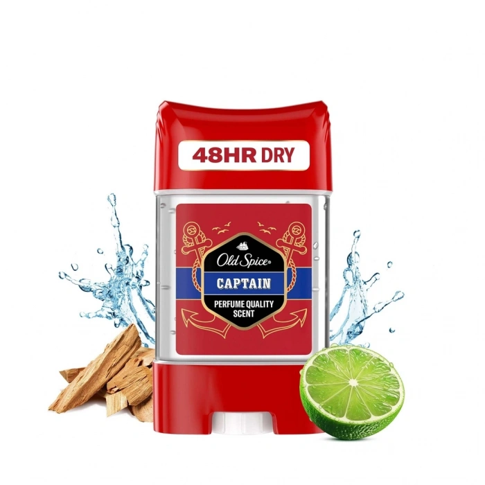 Old Spice Clear Gel Captain Erkek Deodorant Stick Jel 70 ml