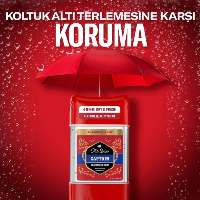 Old Spice Clear Gel Captain Erkek Deodorant Stick Jel 70 ml