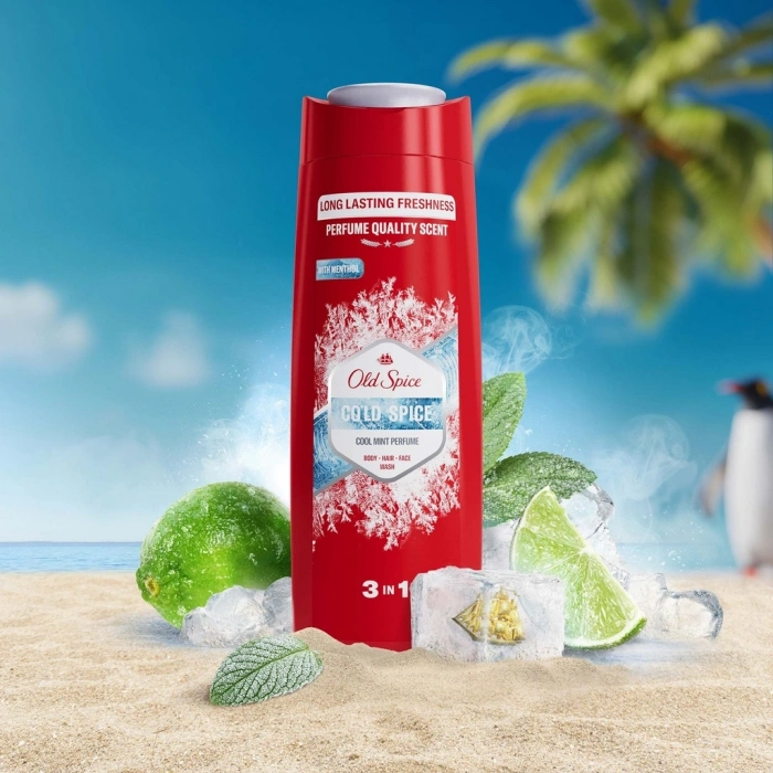 Old Spice Cold Spice 3’ü 1 Arada Duş Jeli 400 ml