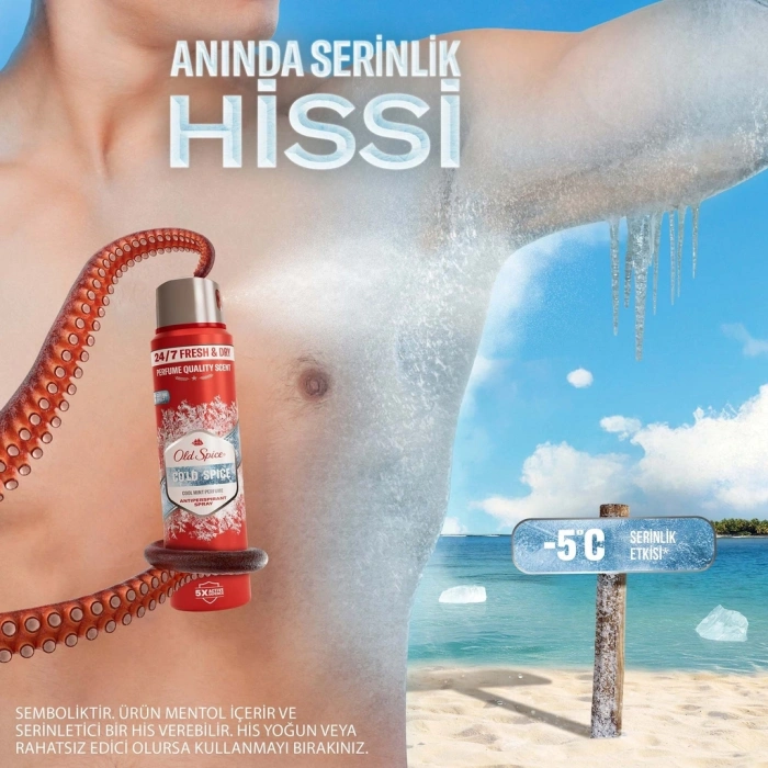 Old Spice Cold Spice Terlemeyi Önleyici Erkek Deodorant Sprey 150 ml