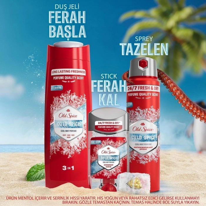 Old Spice Cold Spice Terlemeyi Önleyici Erkek Deodorant Sprey 150 ml