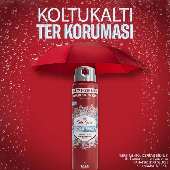 Old Spice Cold Spice Terlemeyi Önleyici Erkek Deodorant Sprey 150 ml