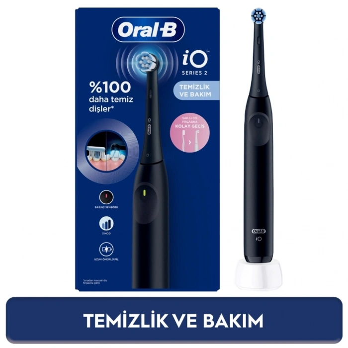 Oral-B iO 2 Şarjlı Diş Fırçası Gece Siyahı