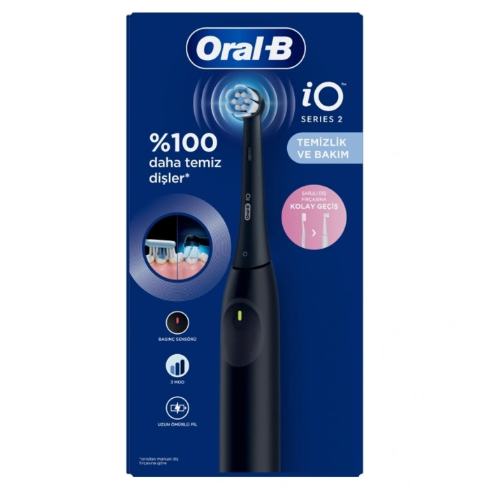 Oral-B iO 2 Şarjlı Diş Fırçası Gece Siyahı