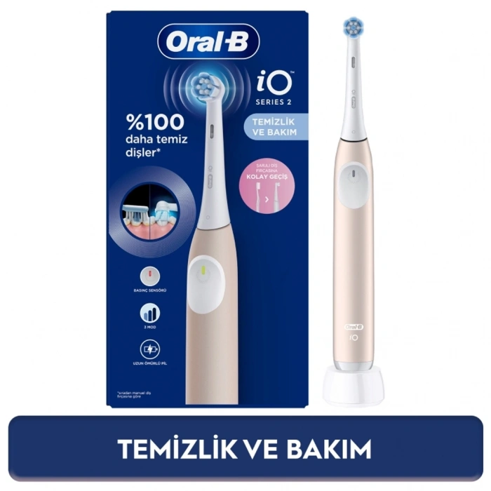 Oral-B iO 2 Şarjlı Diş Fırçası Pembe