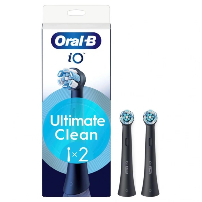 Oral-B iO Ultimate Clean Siyah Diş Fırçası Yedek Başlığı 2 Adet