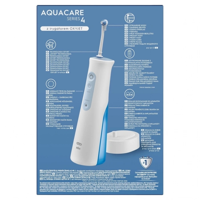 Oral-B Oxyjet Teknolojisine Sahip Oral-B AquaCare Series 4 Ağız Duşu