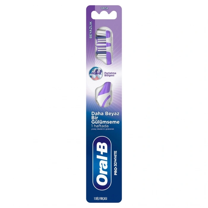 Oral-B Pro-3D White Beyazlık Diş Fırçası (Orta)