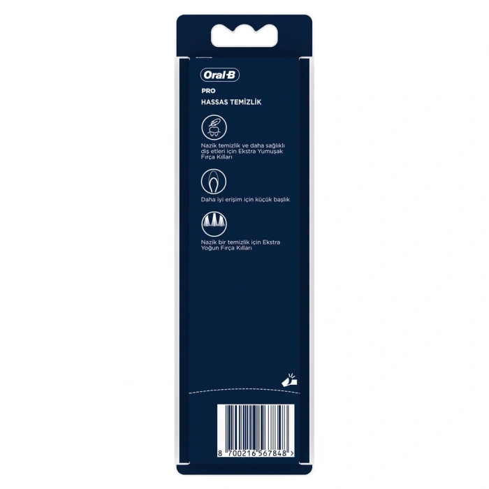 Oral-B Pro-Sensitive Advanced Hassas Temizlik Diş Fırçası Ekstra 1+1 (Yumuşak)