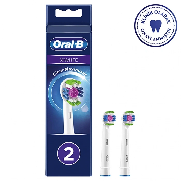Oral-B Yedek Başlık 3D White 2li