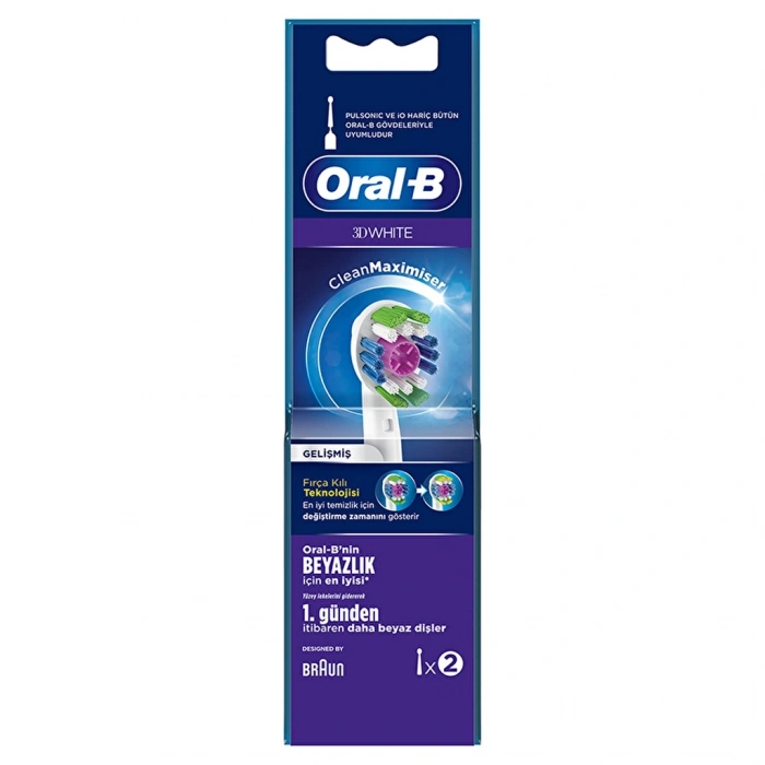 Oral-B Yedek Başlık 3D White 2li