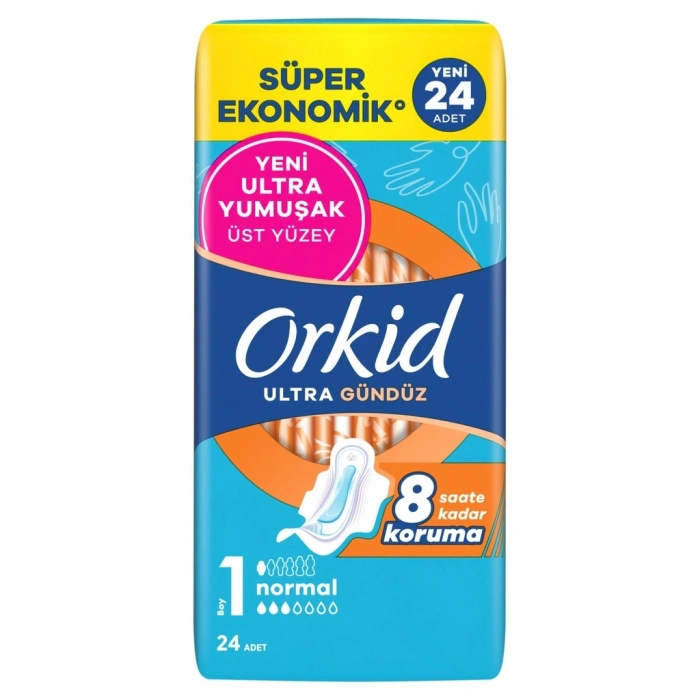 Orkid Ultra Gündüz (Boy 1) Normal Hijyenik Ped 24 Adet