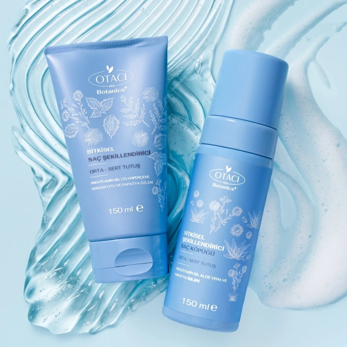 Otacı Botanics Bitkisel Şekillendirici Saç Köpüğü 150 ml (Orta & Sert  Tutuş)
