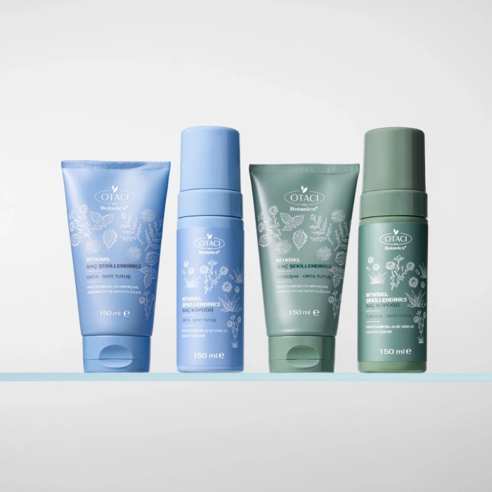 Otacı Botanics Bitkisel Şekillendirici Saç Köpüğü 150 ml (Orta & Sert  Tutuş)