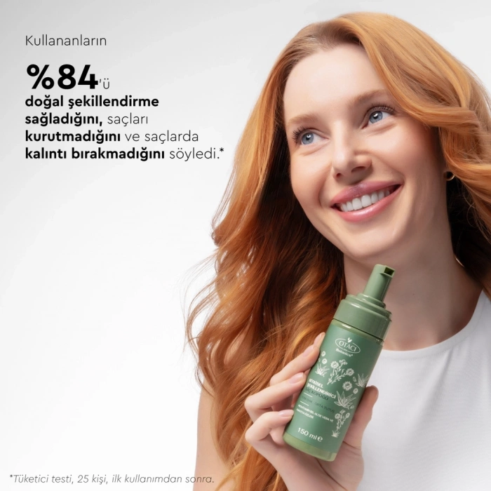 Otacı Botanics Bitkisel Şekillendirici Saç Köpüğü 150 ml (Yumuşak & Orta Tutuş)