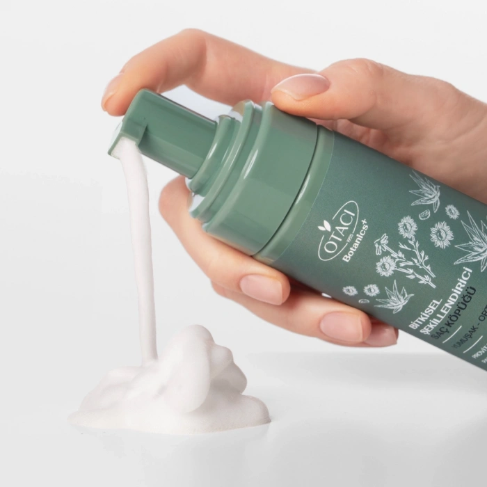 Otacı Botanics Bitkisel Şekillendirici Saç Köpüğü 150 ml (Yumuşak & Orta Tutuş)