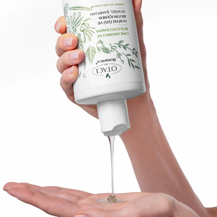 Otacı Botanics+ Canlandırıcı Bitkisel Bakım Şampuanı 10 Bitki ve Biotin 375 ml