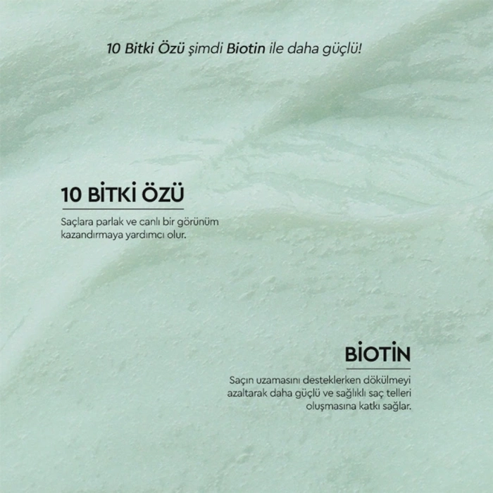 Otacı Botanics+ Canlandırıcı Bitkisel Saç Bakım Kremi 10 Bitki ve Biotin 375 ml