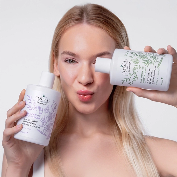Otacı Botanics+ Canlandırıcı Bitkisel Saç Bakım Kremi 10 Bitki ve Biotin 375 ml