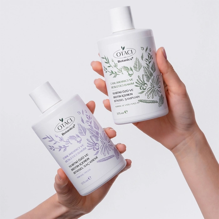 Otacı Botanics+ Canlandırıcı Bitkisel Saç Bakım Kremi 10 Bitki ve Biotin 375 ml