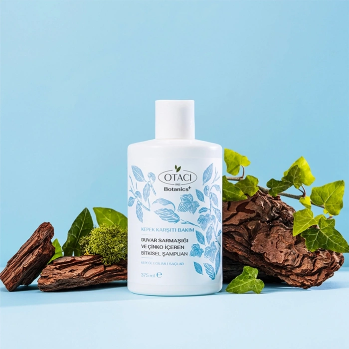 Otacı Botanics+ Kepek Karşıtı Bitkisel Bakım Şampuanı Duvar Sarmaşığı ve Çinko 375 ml
