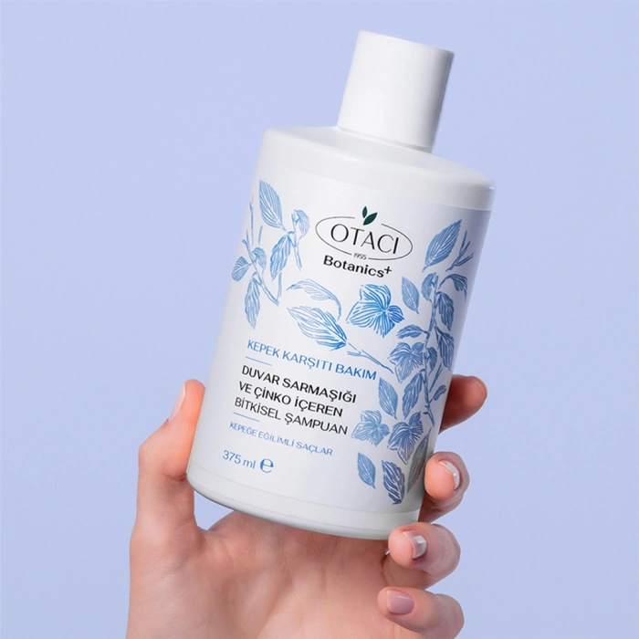 Otacı Botanics+ Kepek Karşıtı Bitkisel Bakım Şampuanı Duvar Sarmaşığı ve Çinko 375 ml