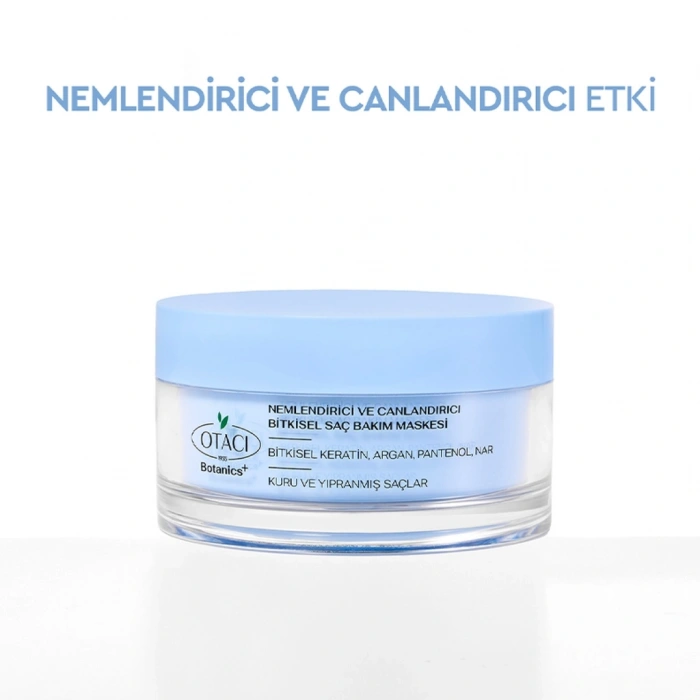 Otacı Botanics Nemlendirici & Canlandırıcı Bitkisel Saç Bakım Maskesi 200 ml
