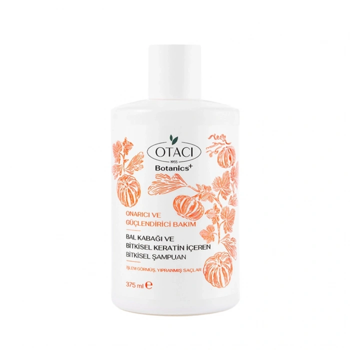 Otacı Botanics+ Onarıcı ve Güçlendirici Bitkisel Bakım Şampuanı Bal Kabağı ve Bitkisel Keratin 375 ml