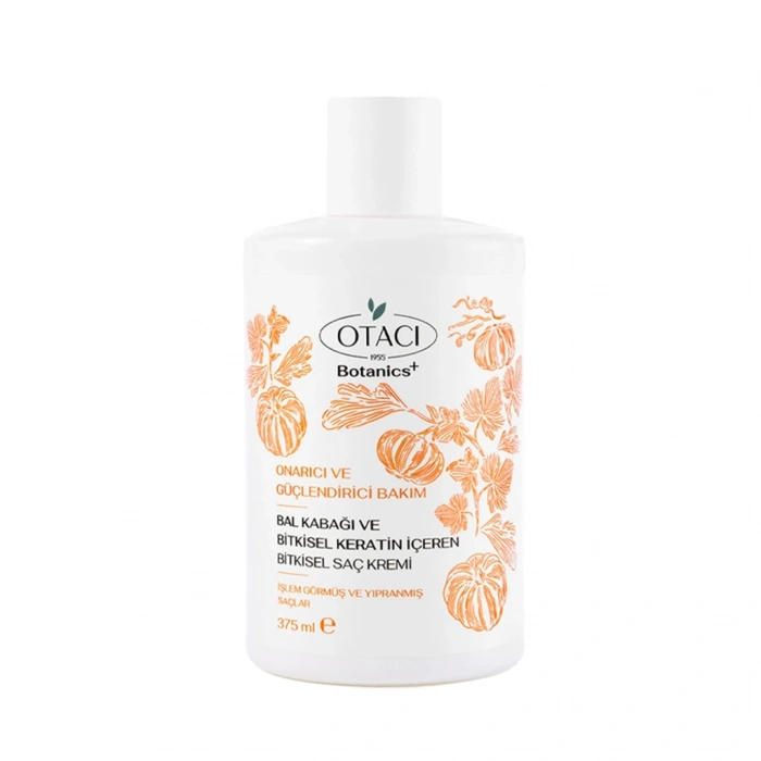 Otacı Botanics+ Onarıcı ve Güçlendirici Bitkisel Saç Bakım Kremi Bal Kabağı ve Bitkisel Keratin 375