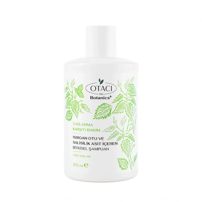 Otacı Botanics+ Yağlanma Karşıtı Bitkisel Bakım Şampuanı Isırgan Otu ve Salisilik Asit 375 ml