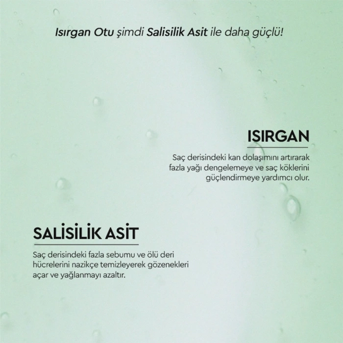 Otacı Botanics+ Yağlanma Karşıtı Bitkisel Bakım Şampuanı Isırgan Otu ve Salisilik Asit 375 ml