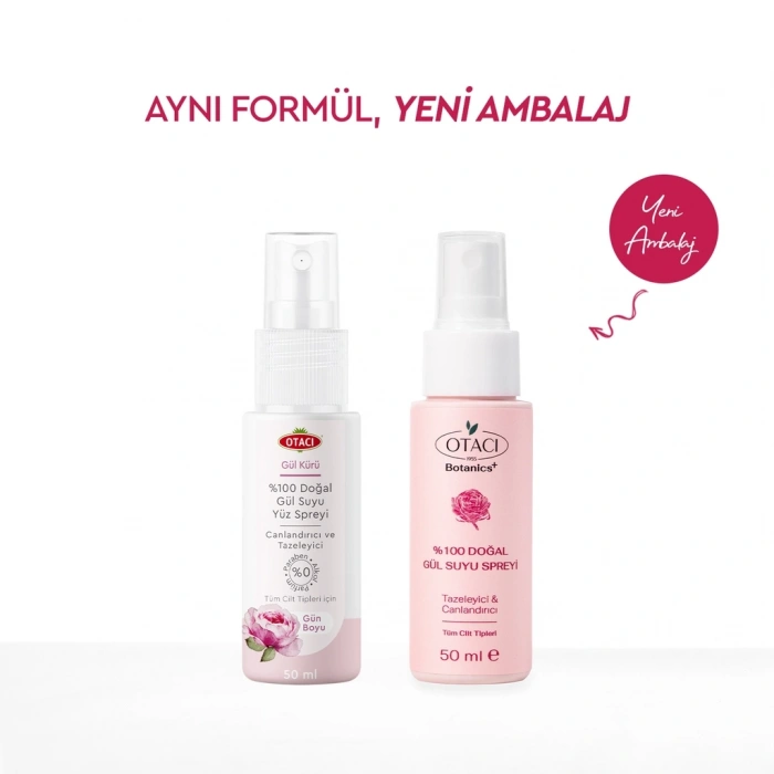 Otacı Gül Kürü Gül Suyu Yüz Spreyi 50 ml