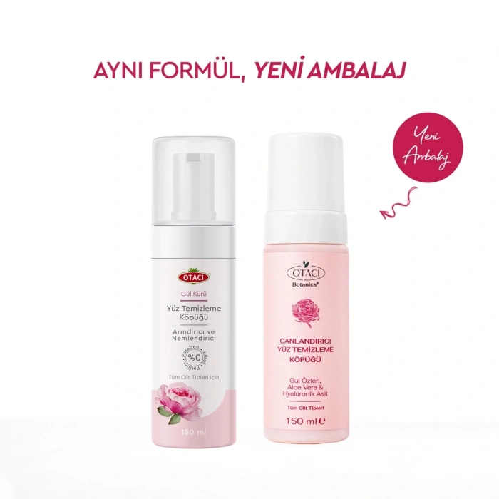 Otacı Gül Kürü Yüz Temizleme Köpüğü 150 ml