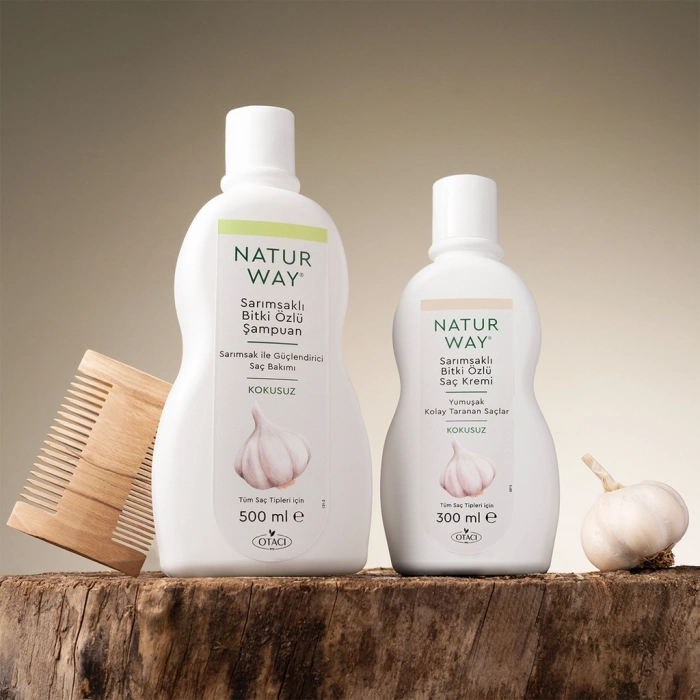 Otacı Naturway Bitki Özlü Sarımsaklı Saç Kremi 300 ml