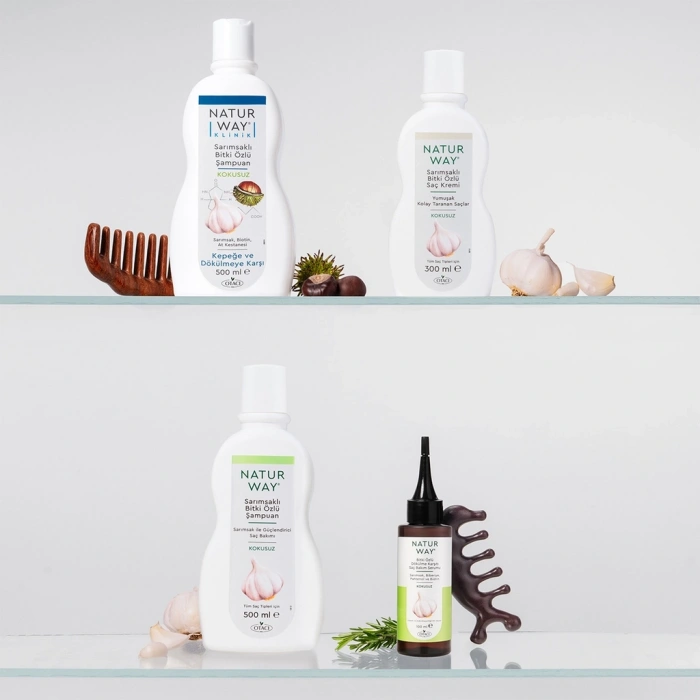 Otacı Naturway Bitki Özlü Sarımsaklı Saç Kremi 300 ml