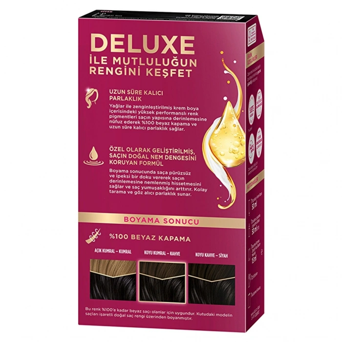 Palette Deluxe Saç Boyası 1-0 Siyah