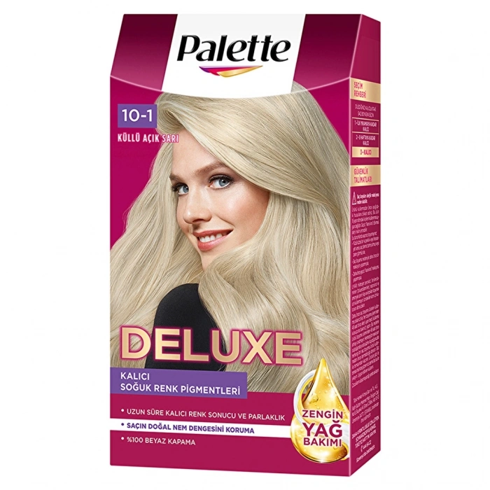 Palette Deluxe Saç Boyası 10-1 Küllü Açık Sarı