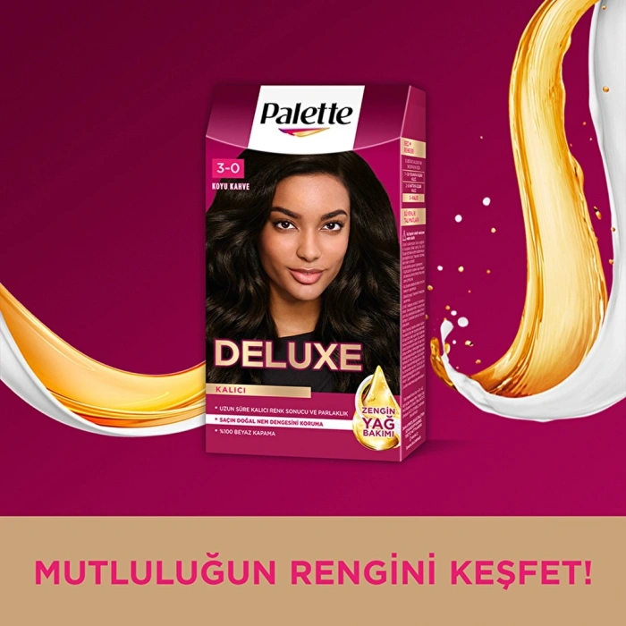 Palette Deluxe Saç Boyası 3-0 Koyu Kahve